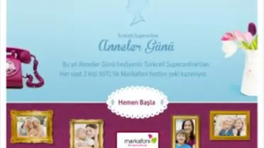 Anneler Günü'ne özel kampanya