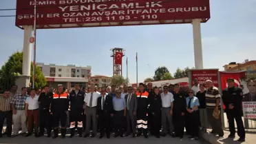 Şehit İtfaiyecinin Adı Görev Yerine Verildi