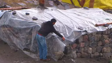 Selim'de Doğu Yağışı Şaşırttı