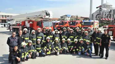 İşitme Engelliler İtfaiye Merkezi'nde