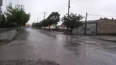 Kulu'da Sağanak Yağış
