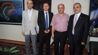 Rektör Harmandar'dan Kaymakam'a Ziyaret