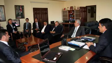 Thk Genel Başkanı Belediye Başkanı Nevzat Bozkuş'u Makamında Ziyaret Etti