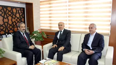 Cü Rektör Adayı Cevit'ten Doğan Ürgüp'e Ziyaret