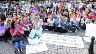 Antalyalı Kadınlardan 'Kürtaj Haktır' Eylemi