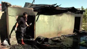 Yangında Tüp Patladı; 1 Yaralı