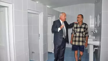 Başkan Akdemir Kapuz Plajı'nda İncelemelerde Bulundu