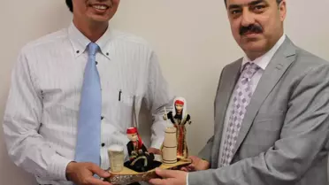 Japon İşadamlarından Başkan Dinç'e Ziyaret