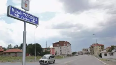 Yazıcıoğlu'nun Adı, Honaz'da Caddeye Verildi