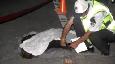 Kazayı Gördü, Yardıma Gitti ve...