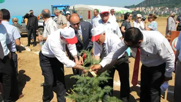 Giresun'da Sağlıklı Yaşam Ormanı İçin 100 Fidan Dikildi
