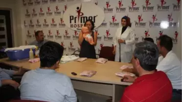 Primer'de İlkler Babalara Bebek Masajı Eğitimi