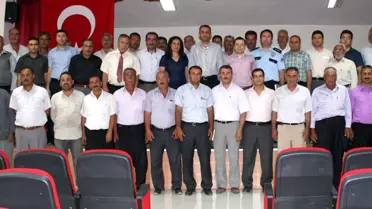 Yavuzeli İlçe İdari Şube Başkanları Toplantısı Yapıldı