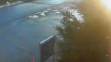 Vali Çevik'in Geçirdiği Kaza Kameralara Yansıdı