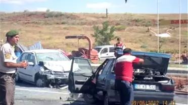 Kırıkkale'de Trafik Kazası: 1 Ölü, 3 Yaralı