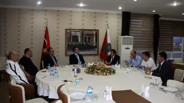 Gıda, Tarım ve Hayvancılık Müdürü Zeren'e Veda Yemeği