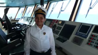 Yunus Emre Bir Dilek Tuttu, İstanbul Şehir Hatları Vapuruna Kaptan Oldu