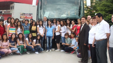 Belediye Başkanı Sporcuları Uğurladı
