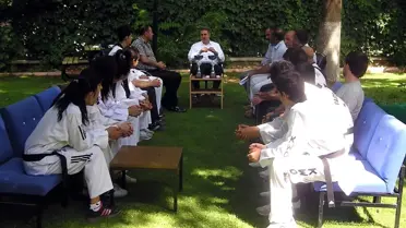 Tekvandoculardan Şahan'a Başarı Ziyareti