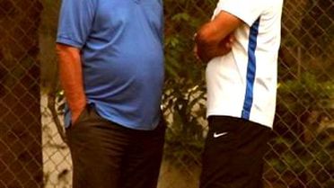 Trabzonspor Başkanı Şener Antrenmanda