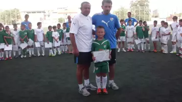 Genç Futbolcuların Sertifika Heycanı