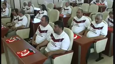 Trabzon İl Genel Meclisi'nden Beyaz Formalı 'Temiz Futbol' Eylemi Trabzon İl Genel Meclisi Üyeleri,...