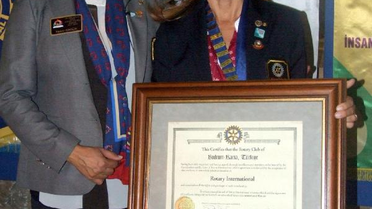 Başkan Kocadon'un Eşi Rotary Başkanı Oldu