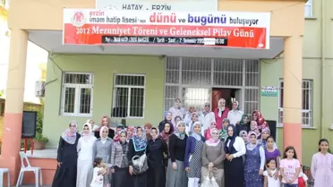 Erzin İmam Hatip Lisesi'nde 'Pilav Günü' Coşkusu