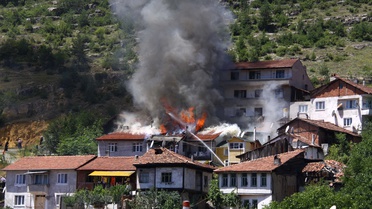 Ateşle Oynayan Çocuk Yangın Çıkardı