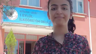 Gediz 1 Eylül İlköğretim Okulu Öğrencisi Gülden Önder Sbs Türkiye Sekizincisi Oldu