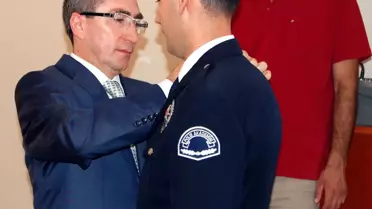 Bitlis Emniyet Müdürlüğü'nde Rütbe ve Uğurlama Töreni
