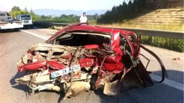 Düzce Tem Otoyolunda Kaza: 3 Ölü, 1 Yaralı