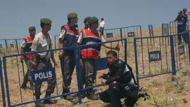 Afyonkarahisar'da Taş Ocağı Eyleminde Olaylar Çıktı