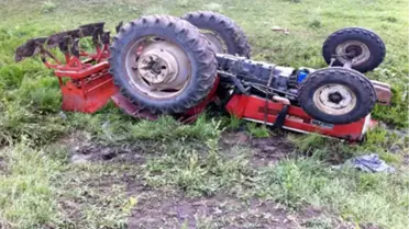 Traktör Dere Yatağına Uçtu: 19 Yaralı