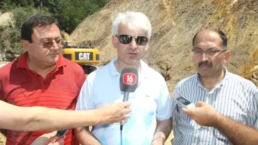 Şahin'den İnegöl'deki Yol Yapım Çalışmalarına Yakın Takip