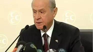 MHP Lideri Bahçeli'nin Basın Toplantısı