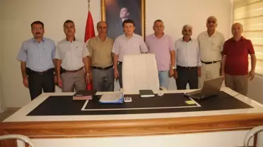 Muhtarlardan Kaymakam Koca'ya 'Hoş Geldin' Ziyareti