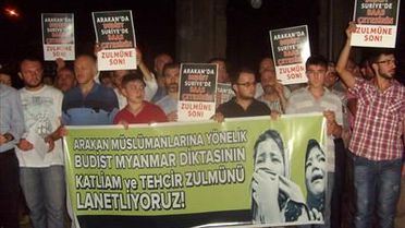 Ankara'da Arakanlı Öldürülen Müslümanlar İçin Dua Edildi