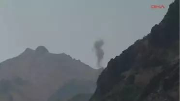 Hakkari Goman Dağları'na Bomba Yağıyor Goman Dağları'na Bomba Yağıyor