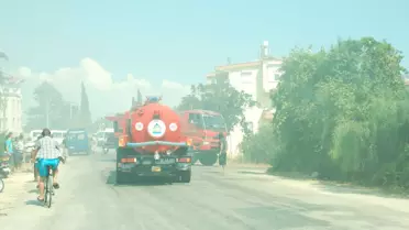 Manavgat'ta Otel Yangını