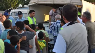 Başkan Baysan İftariyelik Dağıttı