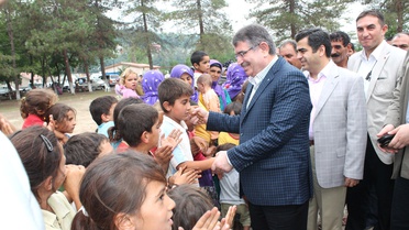 Bakan Şahin, Fındık İşçileri ile Bir Araya Geldi