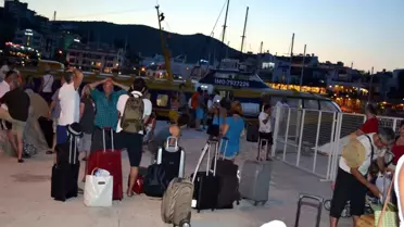 Deniz Otobüsü Arıza Yapınca Panik Yaşandı