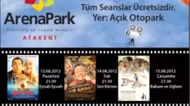 Arenapark'ta Yazlık Sinema Keyfi