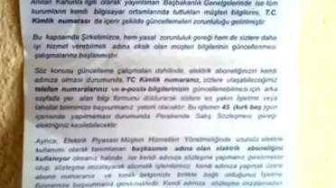 Çanakkale'de Uedaş Elektrik Kesebilir