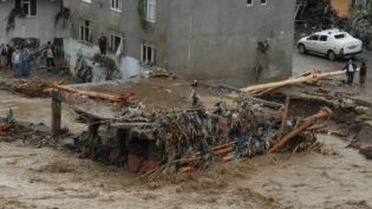 Samsun'daki Sel ve Şiddetli Yağış