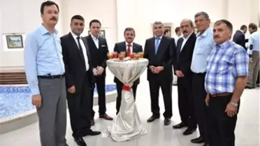 Fatsa'da Protokol Havuz Başında Bayramlaştı