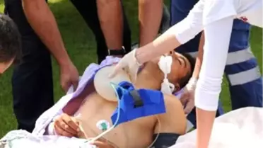 Kazada Yaralanan Genç, Ambulans Helikopterle Tokat'a Getirildi