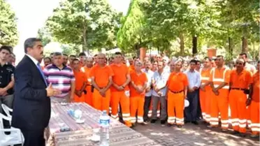 Başkan Alıcık, Personeliyle Bayramlaştı