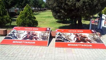 Çorlu Şehitliğinde Düzenleme Çalışmaları